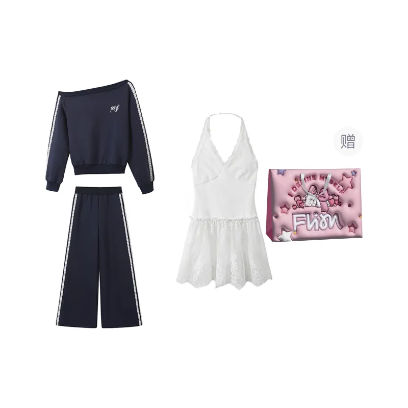 FLIM Casual Suit Women's Navy Blue-4