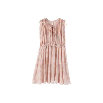 CARIEDO Sleeveless Dress Women's Coral Pink
