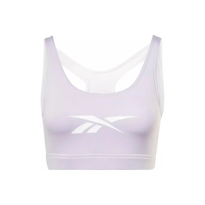 Reebok ID TRAIN BIG LOGO BRA Sports Underwear Women's Purple-0