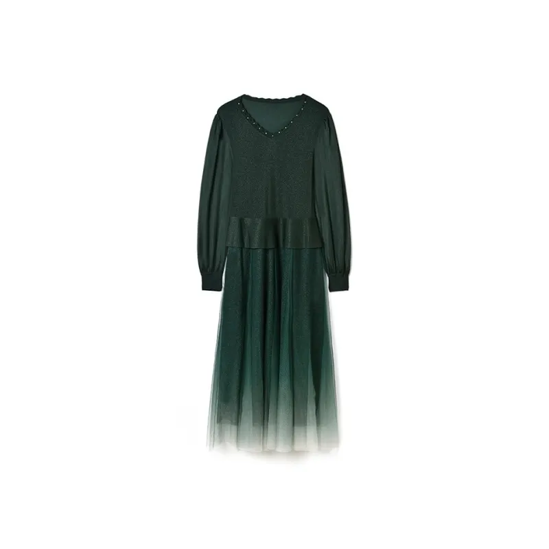 Mapping Long Sleeved Dress Women's-2