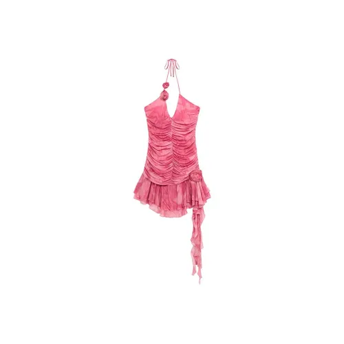 Blugirl Ruffled Python-print Minidress