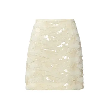 TAMMY TANGS Casual Short Skirts Women's Orange