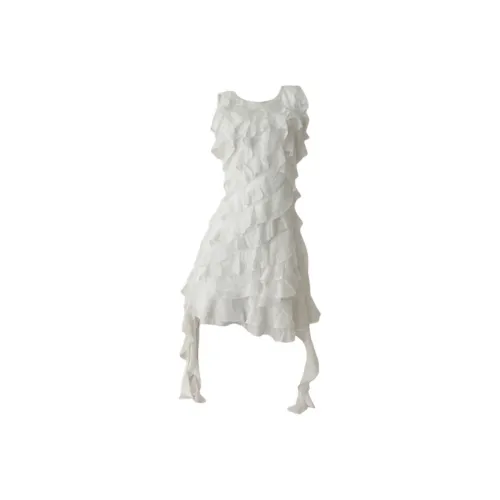 JOSR Sleeveless Dress Women's White