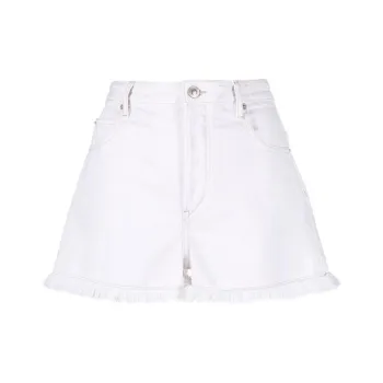 ISABEL MARANT ETOILE Frayed Hem Denim Shorts
