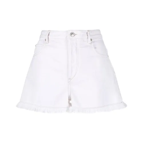 ISABEL MARANT ETOILE Frayed Hem Denim Shorts