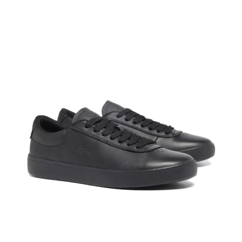 LACOSTE BASESHOT Anti Slip Wear Resistant Low Top Running Shoes Women's Black-2