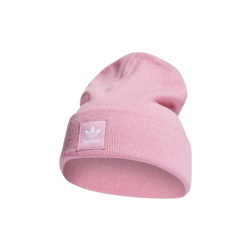 Adidas Originals Polyacrylonitrile Ribbed Beanies Unisex Pink-0