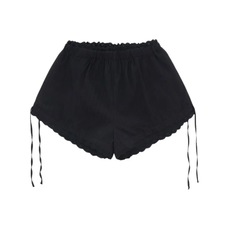 Asif calie Casual Shorts Women's Black-0