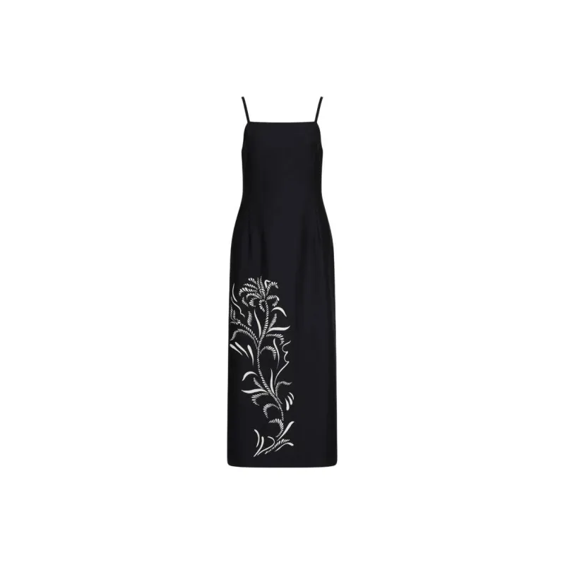 Marella Slip Dress Women's Black-0