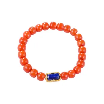S&A Southern Red Agate Bracelets Women's