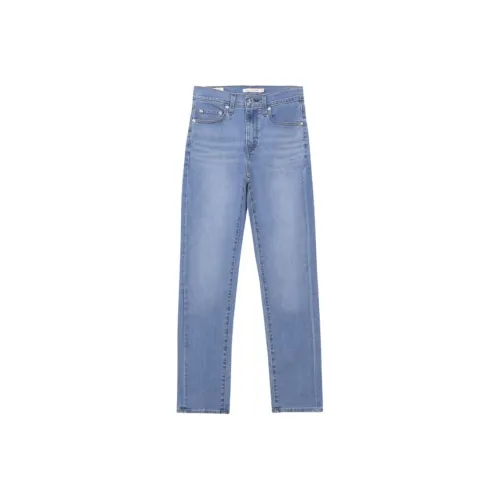 Rotate Embellished High Waist Jeans