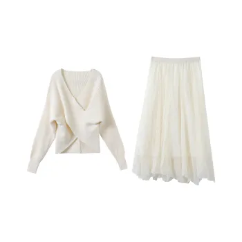 Udon House Two Piece Skirt Sets Women's