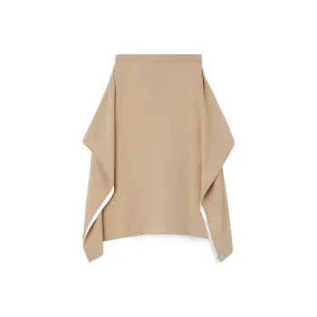Burberry Casual Long Skirts Women's Soft Yellow Umber