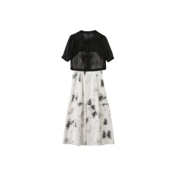 Mula Skirt Set Women's White Black