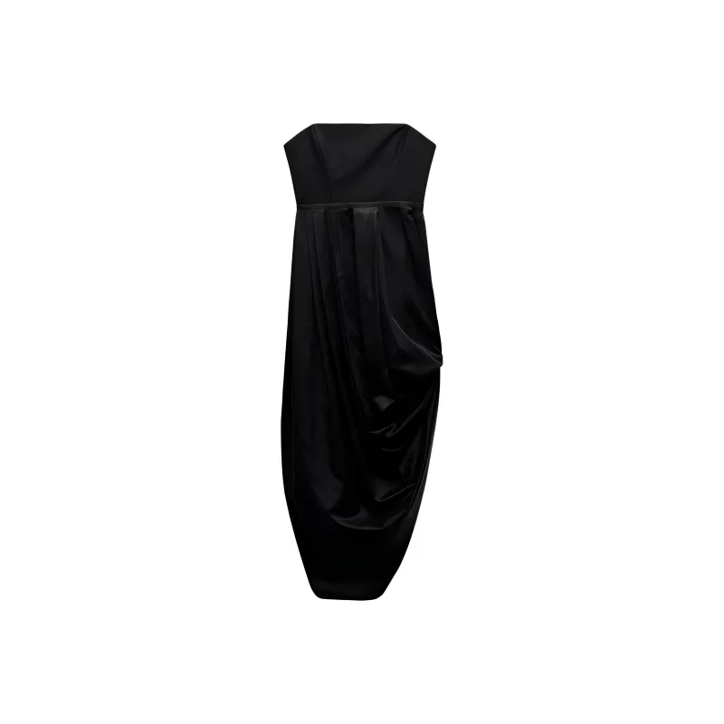 ZARA ZW Series Sleeveless Dress Women's Black-0