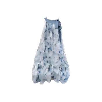 KKX Sleeveless Dress Women's Blue