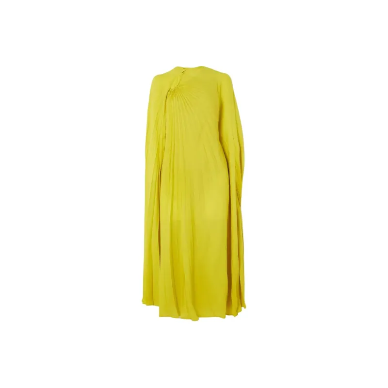 Valentino Long-Sleeved Dresses Women's Yellow-0
