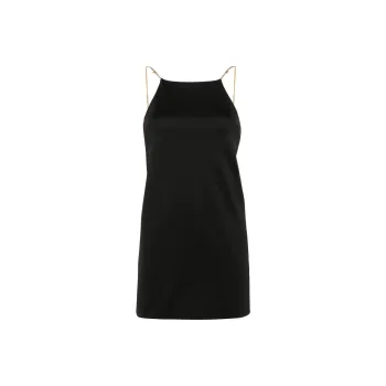 PALM ANGELS Open Back Chained Mini Dress