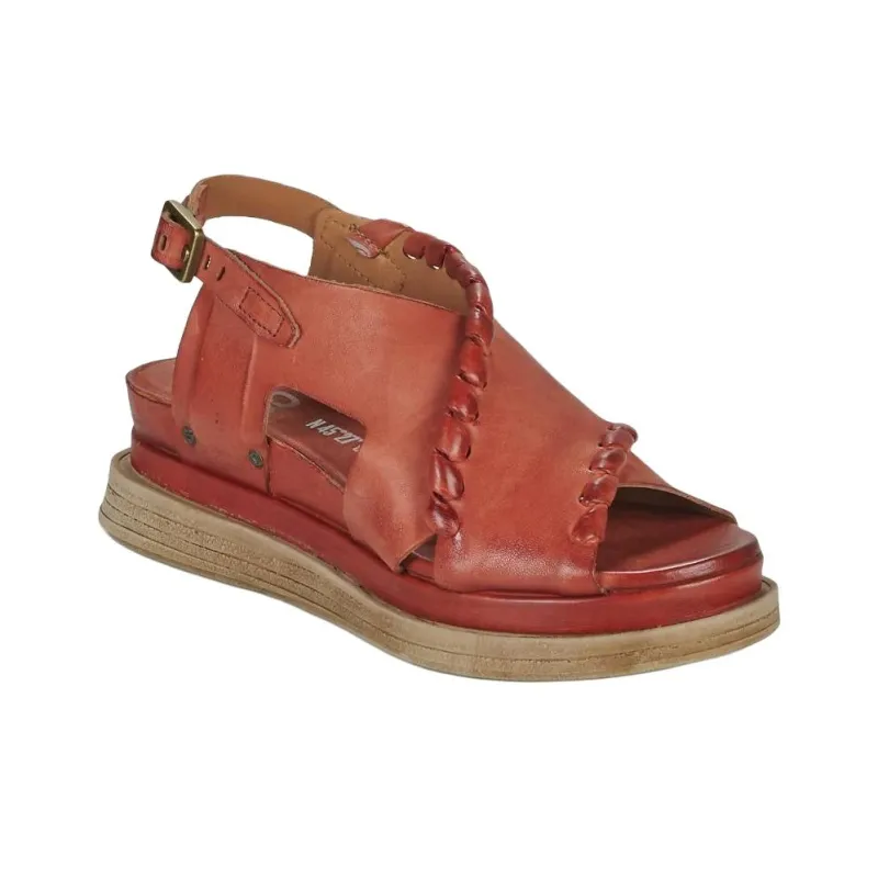 AirStep LAGOS 2.0 COUTURE One Strap Sandals 6cm Women's Red-3