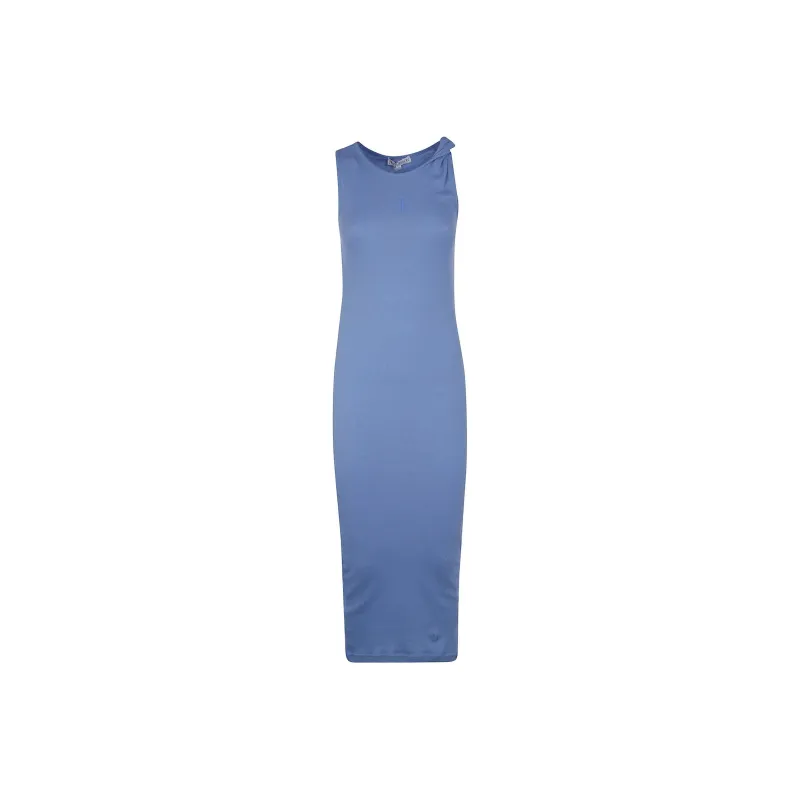 JW Anderson Logo Embroidered Twisted Strap Maxi Dress-0