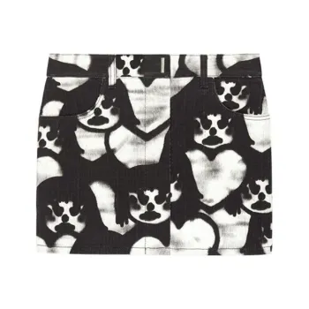 Givenchy x Chito SS22 Denim Short Skirts Women's Black
