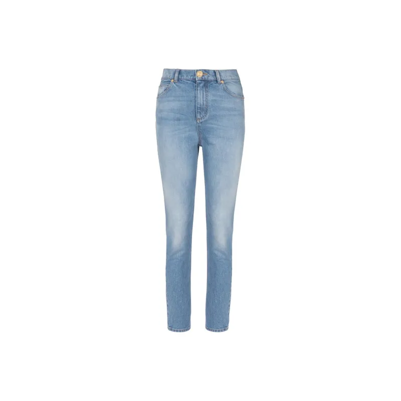 BALMAIN Jeans Women's Light Blue-0