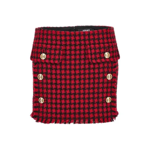 VERSACE Checked Mini Skirt