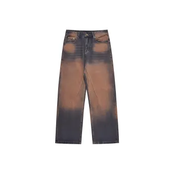 YINLEI Jeans Unisex Blue
