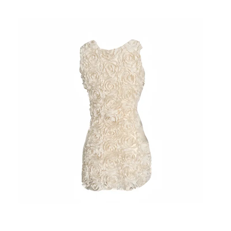 YGPRW Sleeveless Dresses Women's Apricot-1