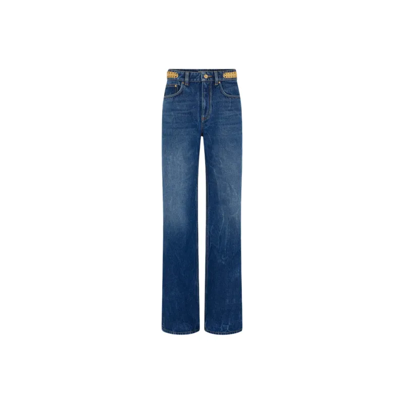 Paco Rabanne Baggy Wide Leg Jeans-0