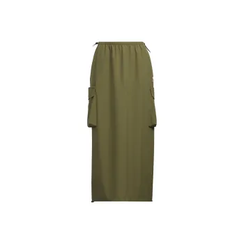 Adidas Originals Casual Long Skirts Women's Dark Olive Green