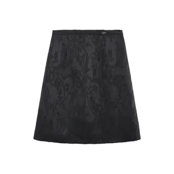 A Paradise For Awakening Casual Short Skirts Women's Black
