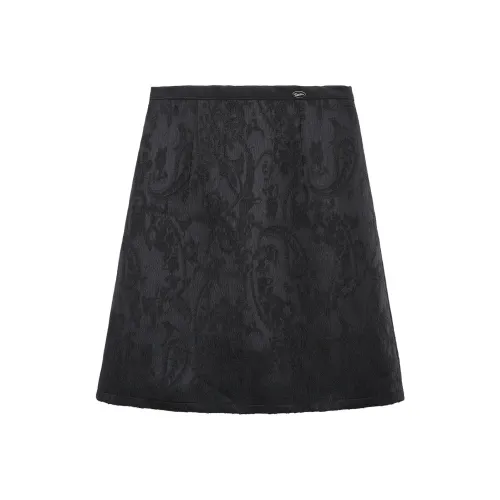 A Paradise For Awakening Casual Short Skirts Women's Black