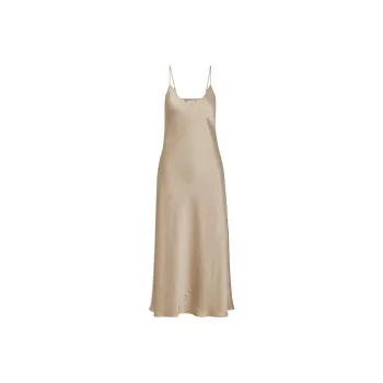 ARITZIA Wilfred New Only Slip Satin Maxi Dress Slip Dresses Women's Marmont