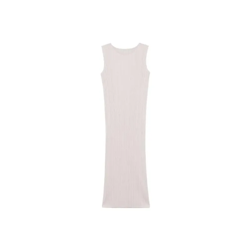 PLEATS PLEASE ISSEY MIYAKE Sleeveless Dress Women's Gray-0
