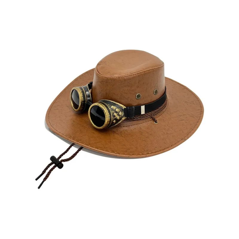 ASTAR HADES Faux Leather Hats & Caps Men's-9