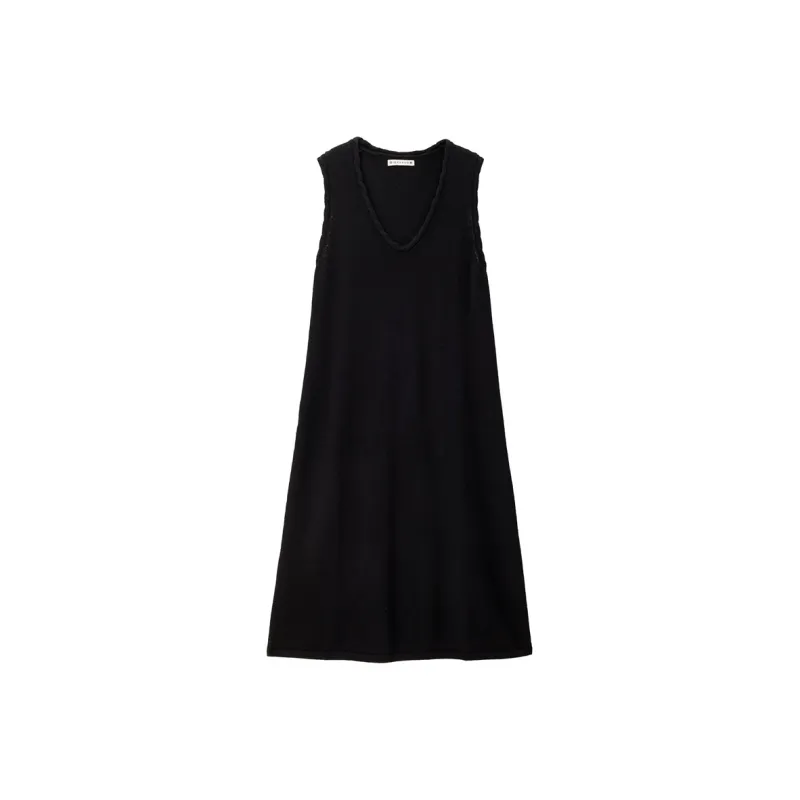 UNIQLO Sleeveless Dress Women's Black-0