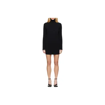 MM6 Maison Margiela Long Sleeved Dress Women's Black