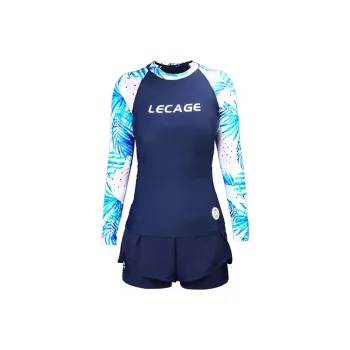LECAGE Two Piece Swimsuits Women's Blue
