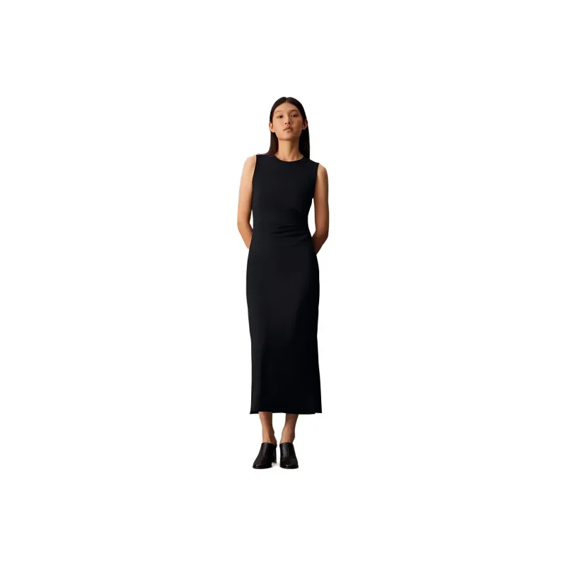 CALVIN KLEIN Sleeveless Dress Women's Space Black-0