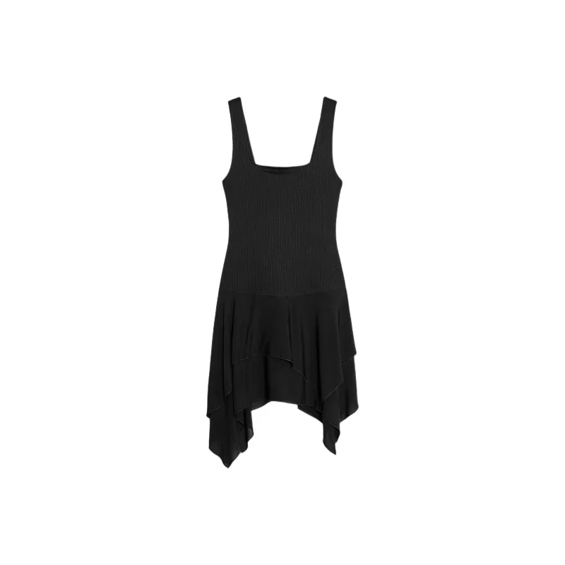 ZARA Sleeveless Dress Women's Black-0