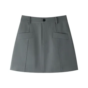 THE SEA LIFE Casual Short Skirts Women's Spruce Green