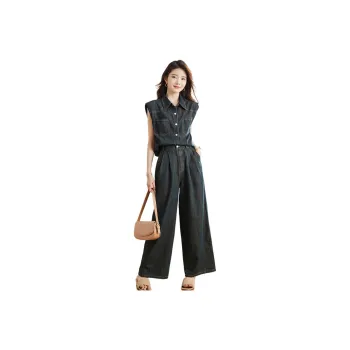 TERRE BLEUE Casual Suit Women's Dark Blue