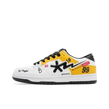 B.Duck Summer Travis Scott X AJ1 Lightning Collection Low Top Skateboard Shoes Unisex