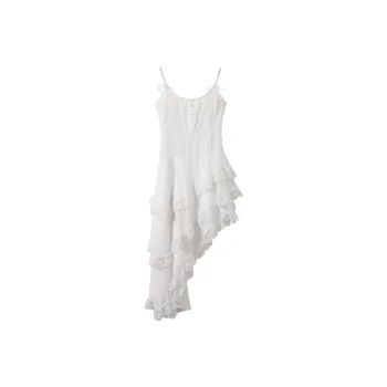 Local Gal Slip Dresses Women's White