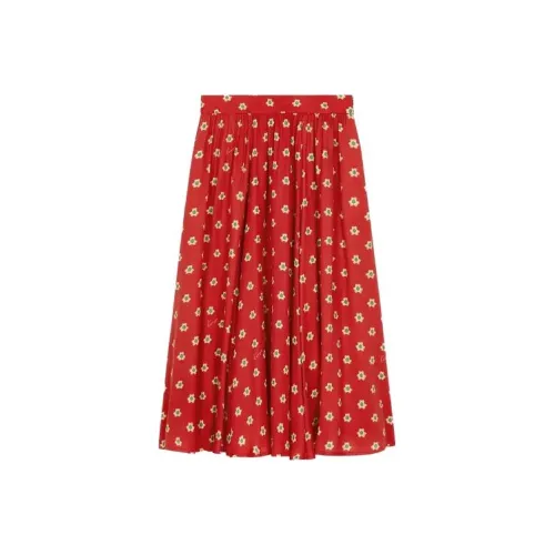 High Waisted Sheer Maxi Skirt