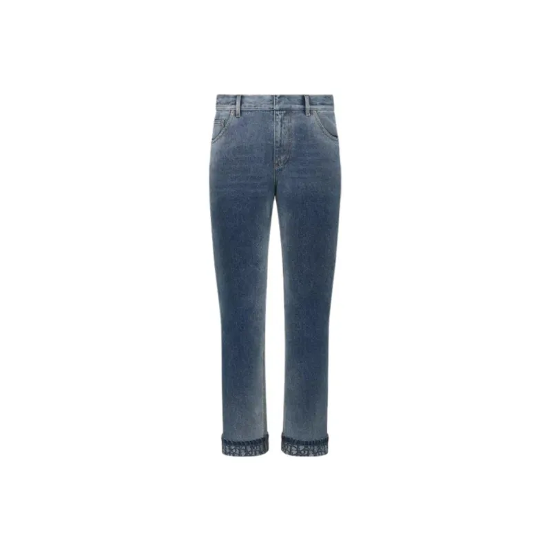 DIOR Regular Fit Jeans Women's Blue-0