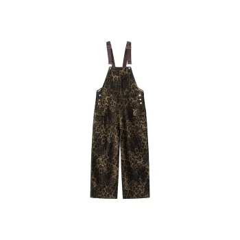 TELENT Overalls Unisex Leopard Print