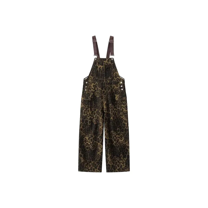 TELENT Overalls Unisex Leopard Print-0