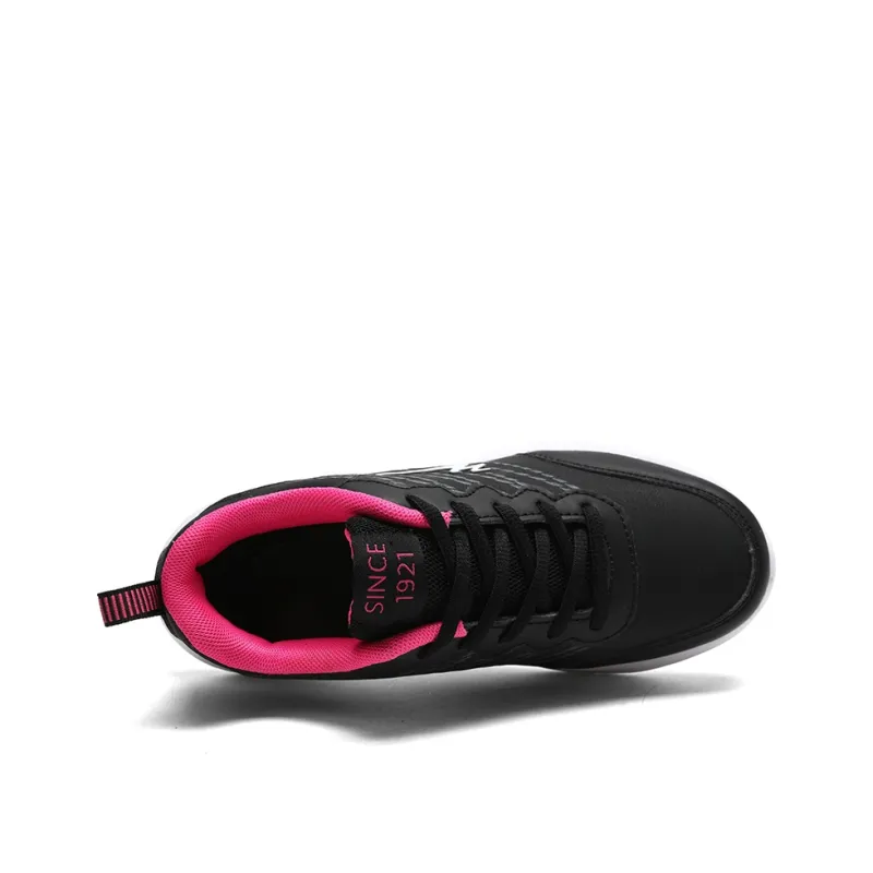 Binary Running Shoes Women's Low Top Rose Red-5